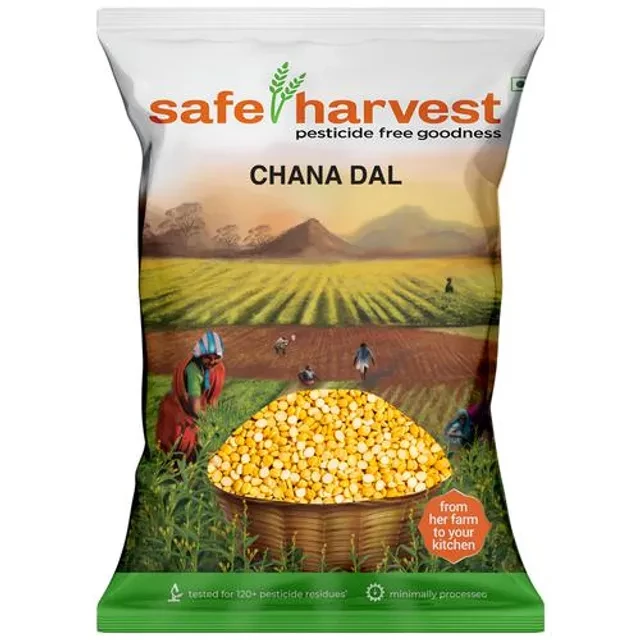Safe Harvest Chana Dal, 1 kg-1.webp